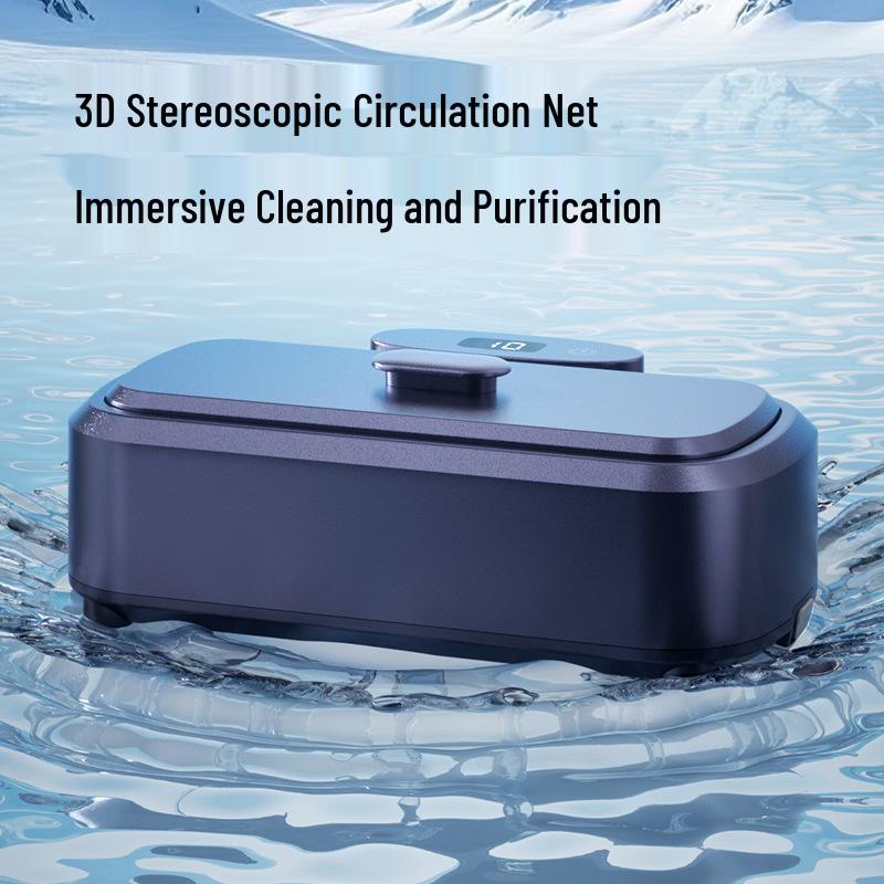 Portable UV Ultrasonic Cleaner for Glasses, Toothbrush, Dentures, and Brushes