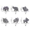 Toy Multicolor Mini Elephant Figurines Cartoon Resin Miniature Elephant Home Decorations DIY Accessories Desktop Knickknacks