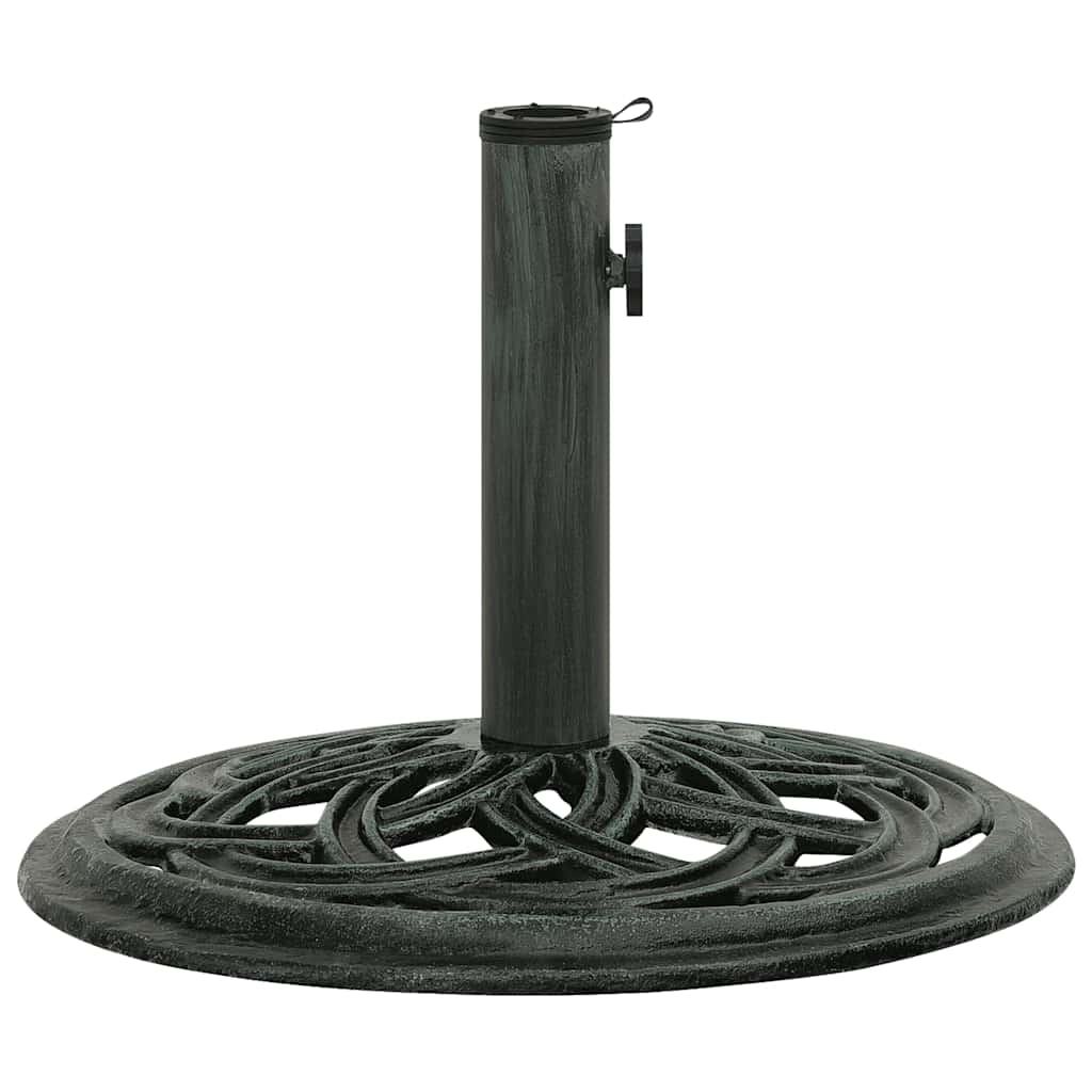 Vidaxl Podstawa Pod Parasol, Zielona, 44X44X31 Cm, Żeliwo
