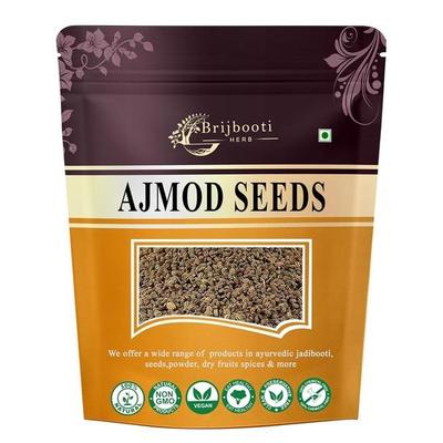 Brijbooti Ajmod 100 GR - Ajmoda - Apium Graveolens - Celery Seeds | FSSAI, GMP, ISO Certified