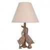 Hestia Wood Effect Resin Table Lamp 17