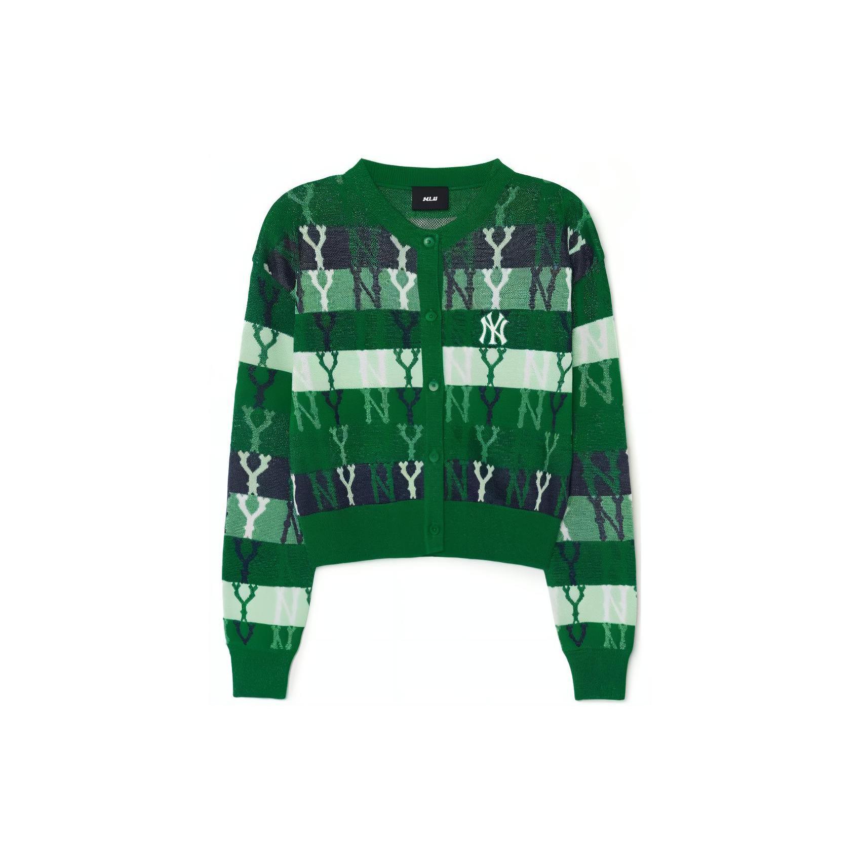 

New MLB New York Yankees Knitwear Women s Green 3FKCM0131-50GNS XS