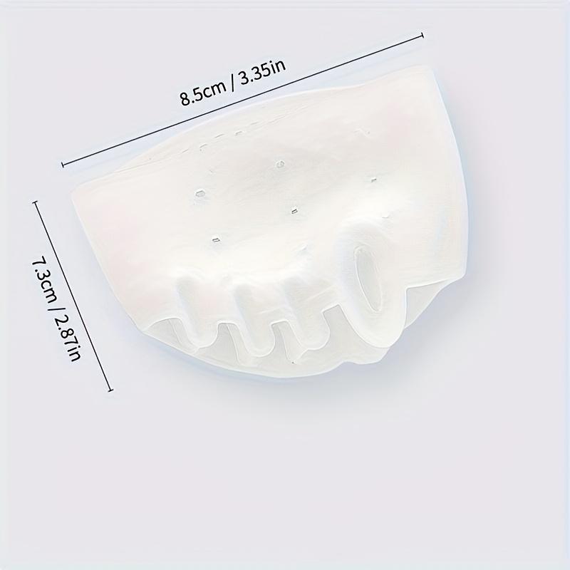 Hallux Valgus-korrigerare med tåseparerare, framfotskuddar för fem tår för silikonskor för kvinnor