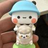 Cartoon Character Bobblehead, Cute Bobblehead for Car Dashboard - Panda 1 and 2 and