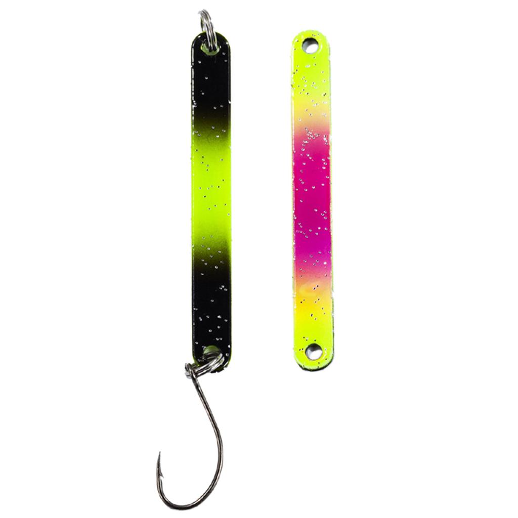 5 Pcs/Set Fishing Lures Practical Fishing Spoons 5cm Colorful Spoon-Bait Metal Fishing Lure for Trout-Pike-Perch Salmon