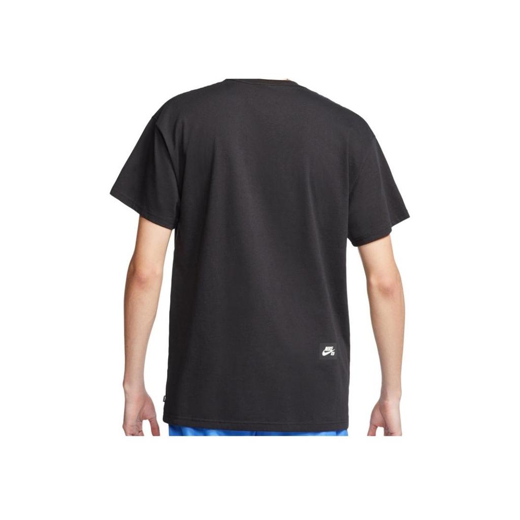 Nike SB Skateboard Animal Embroidery Short Sleeve T-Shirt Men Tops Black CU0313-010