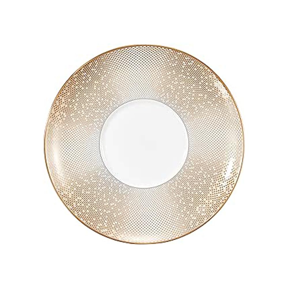 

NARUMI Gold Cup and Saucer, 16cm, Stylish and Elegant, Soup and Bouillon Saucer, Made in Japan, 52087-5706