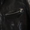 LITHIUM HOMME made in Japan Single riders jacket 42 black leather jacket Men's Used