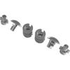 2Set Chrome Locking Vent Window Handle Fit for Chevrolet GMC Trucks 1973-1994, Fits for OEM Part Numbers 76999, BHS01861, DHA35357, 15617125,