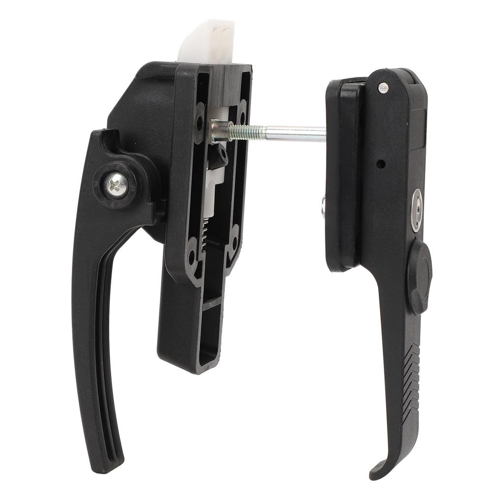 RV Screen Door Latch Matte Black High Strength Enhanced Safety Door Handle Latch Lock for Campervan Trailer Boat Yacht