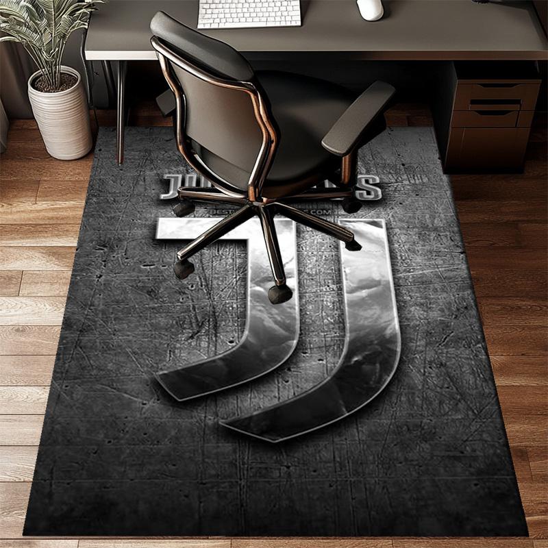 Football Football Crest Printed Office Carpet Chair Cushion  Entryway Rug, Rugs for Living Room, Bedroom Christmas gifts