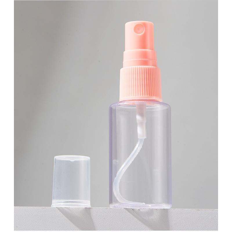 Set de Botellas Vacías Cosméticas de Viaje, Set de 8 Botellas, Sub-embotellado, Botella con Atomizador Caja para Crema con Bolsa de Almacenamiento