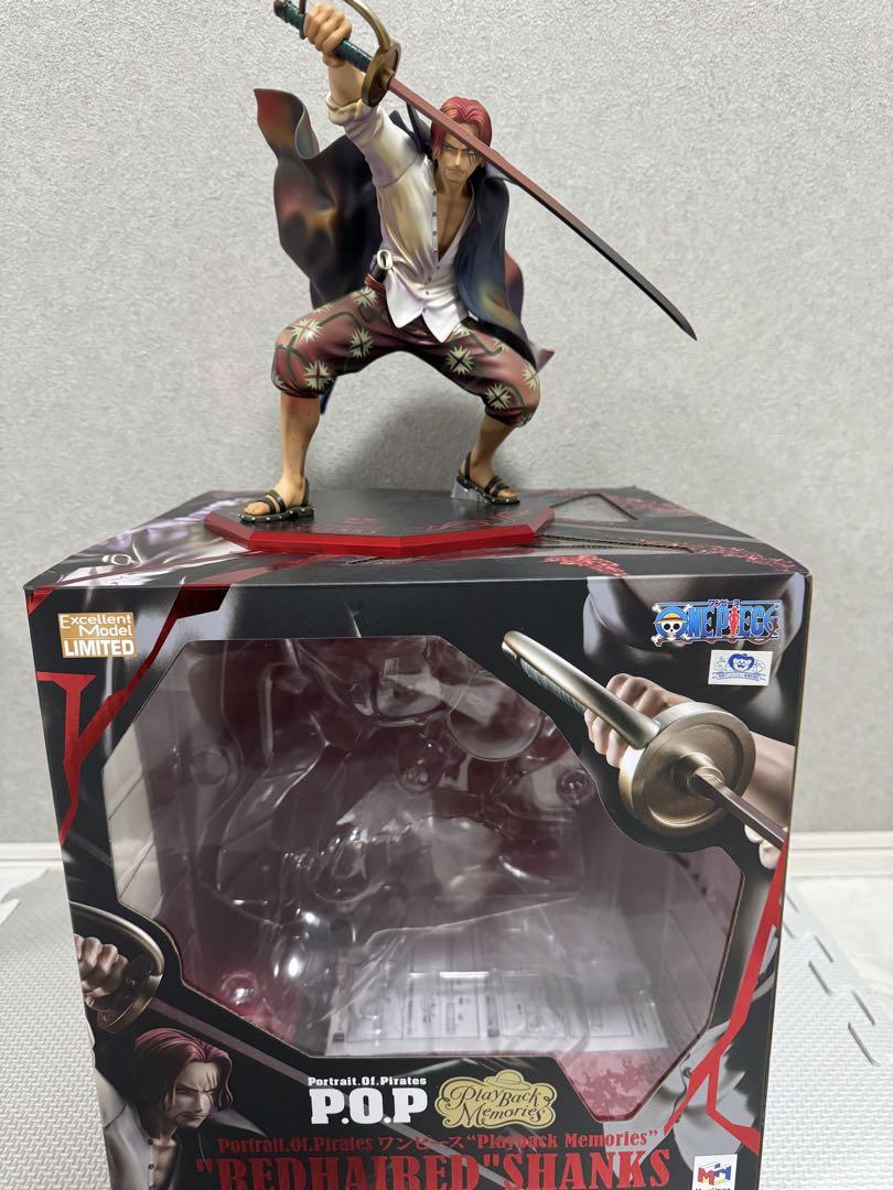 

[USED] ONE PIECE P.O.P Red-haired Shanks figure
