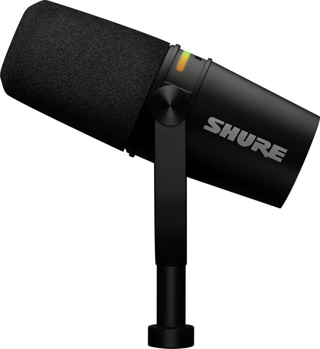 Microphone - SHURE - MV7+ - USB-C et XLR - Hybride - Noir