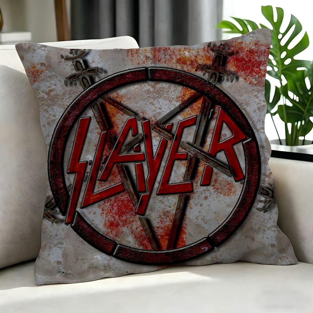 Band RRock Band Slayered Cushion Cover Cushion Cover Set Pcs X X X Pillowcase Decorative Sofa Home Decor