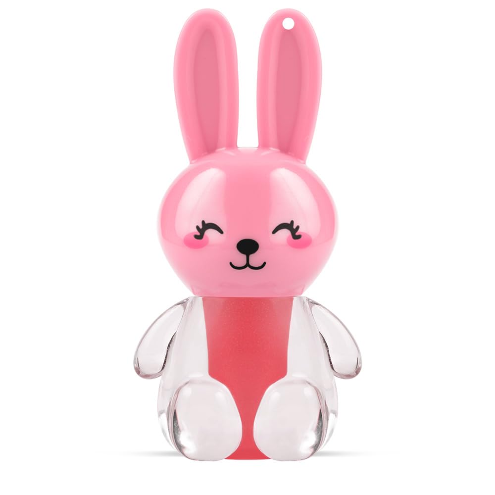 Princess by RENEE Bunny Lip Tint - Pink, for Pre-Teens, Lightweight & Long-Lasting Color, Non-Drying & Nourishing, Water-Based Formula, Blueberry E