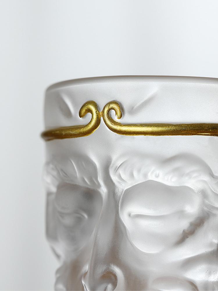 Sun Wukong Monkey Wine Glass 3d Whiskey Cup Short Drinking Liquor Glass Transparent Soju Brandy TeaCup Glassware For Wine Coffee