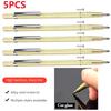 Engraving Pen Cutting Pen Steel Plates Ceramic Tiles 5PCS Gold Hand Tool Tile Cutting Wood Engraving 150mm Carbide