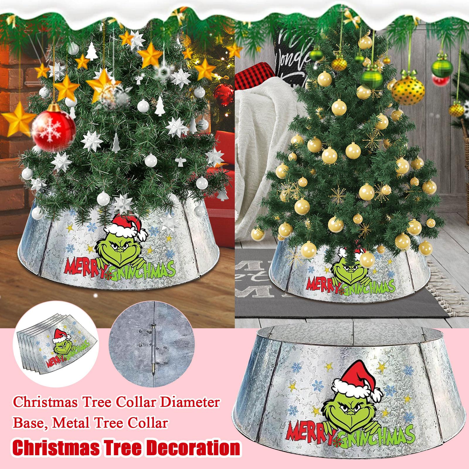 

Christmas Tree Collar Diameter Base, Metal Tree Collar, Christmas Tree Decoration One Size