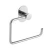 Toilet paper holder for toilet, wall-mounted, self-adhesive, screw-on, chrome