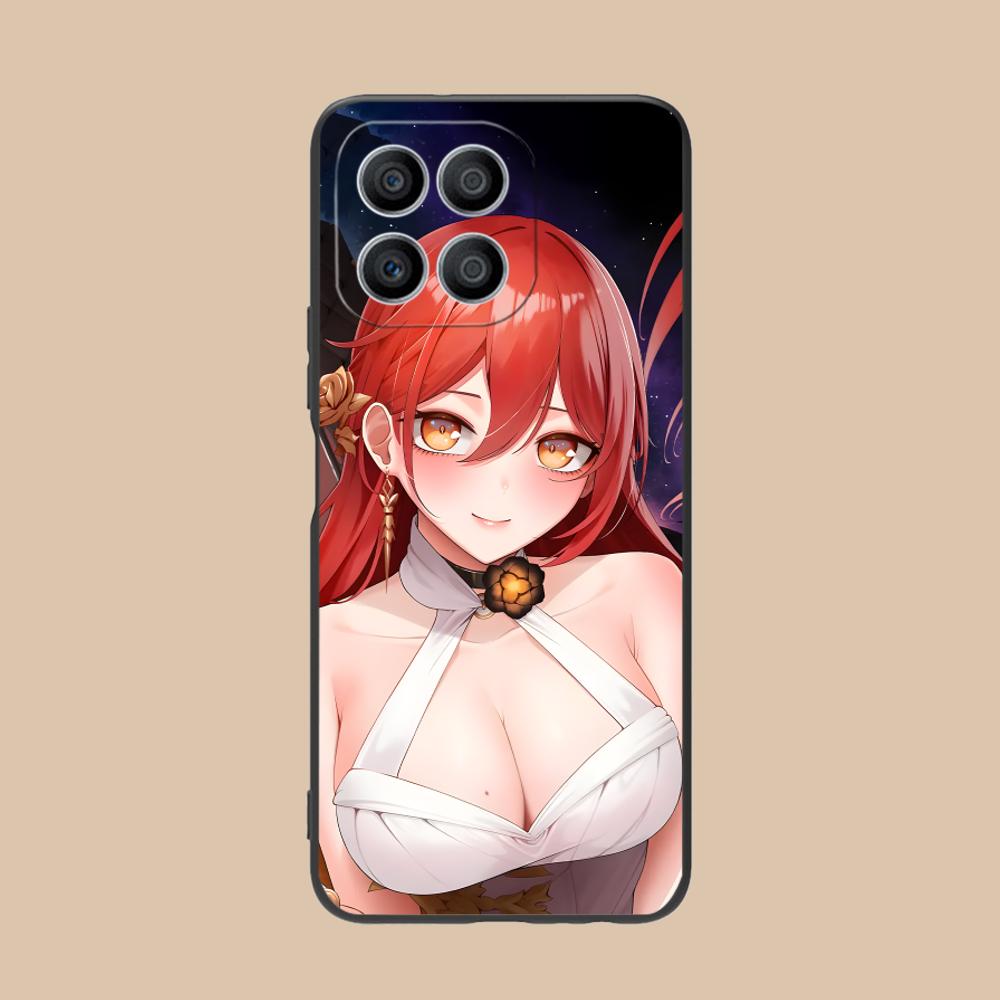 HSR Himeko Matte TPU Mobile Phone Case for Honor 90 80 70 60 50 30 20 10 9 8 7 Pro S SE Lite 5G Colorful Printing Cover