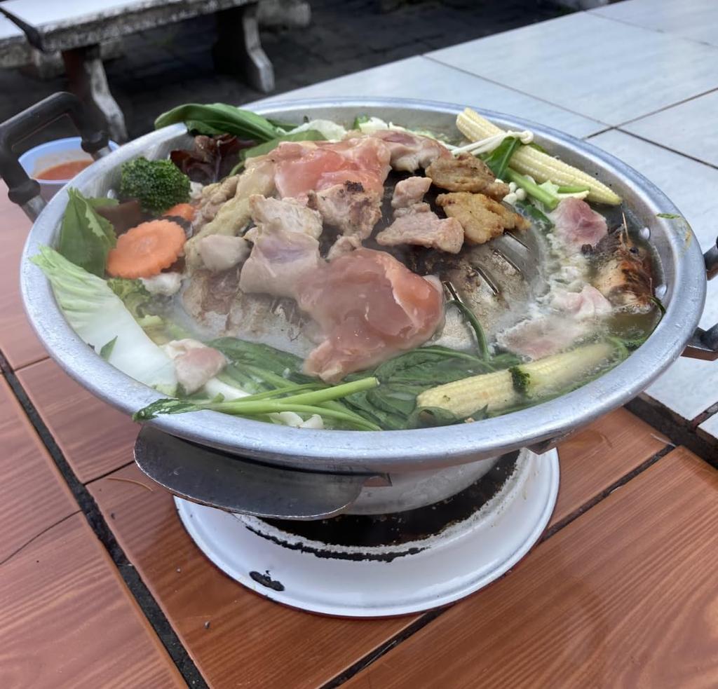 Moogata pot with holes charcoal stove set (30cm) +