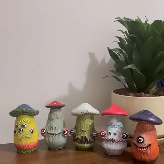 

Водонепроницаемый легкий креативный декоративный большой глаз причудливый миниатюрный грибной орнамент