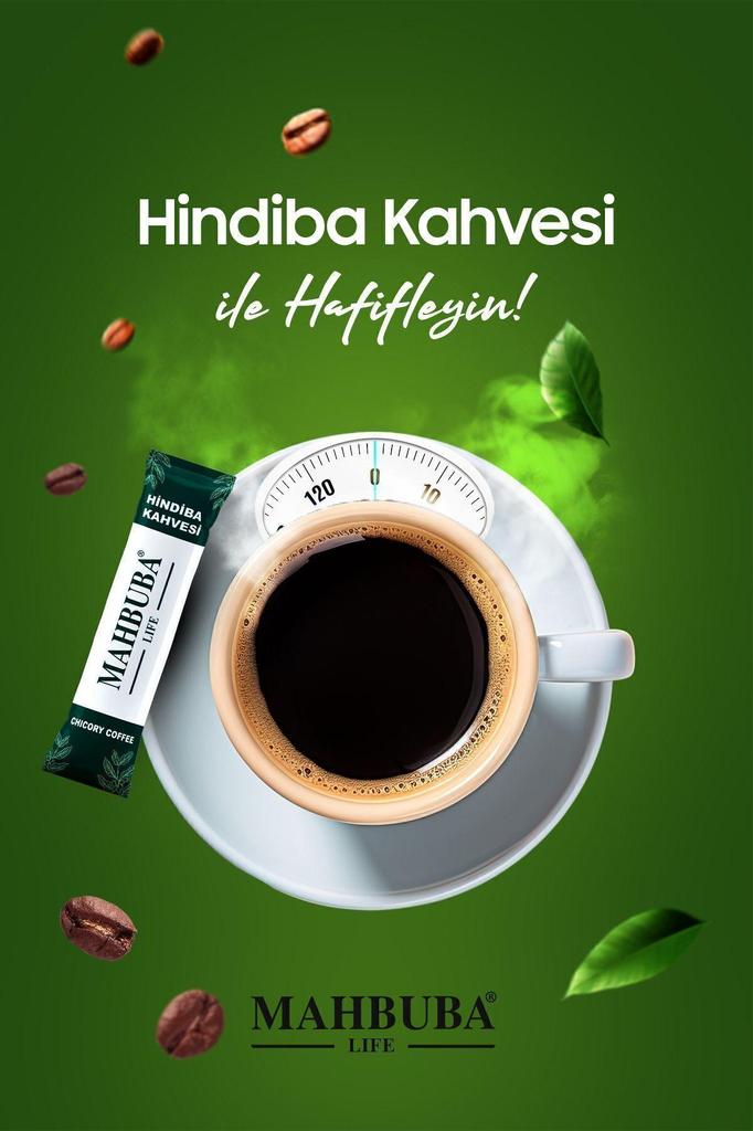 Mahbuba Chicory Coffee, 1-Month Supply (60 Servings) Net 120g