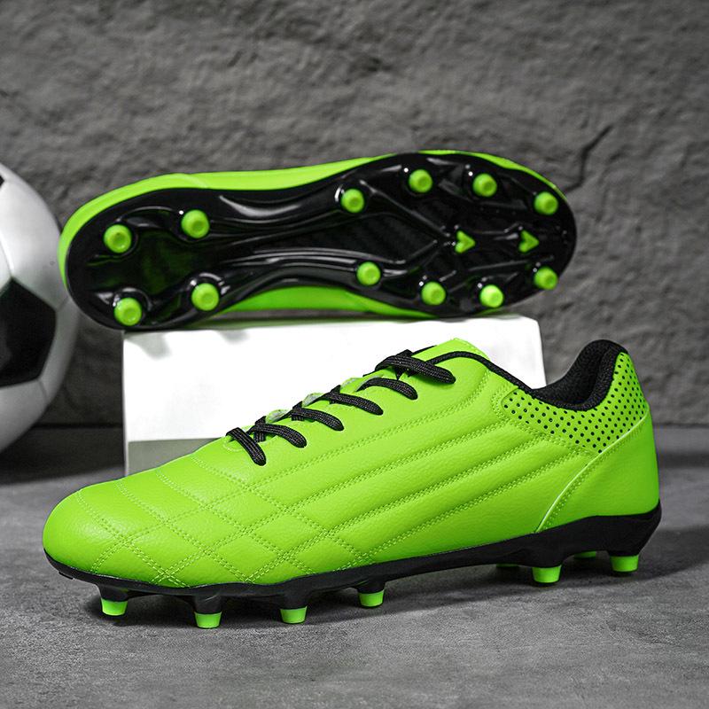 Children's Cross-Country Football Boots with Long and Moulded Studs, Low-Top Youth Training Shoes (Sizes 30-45)