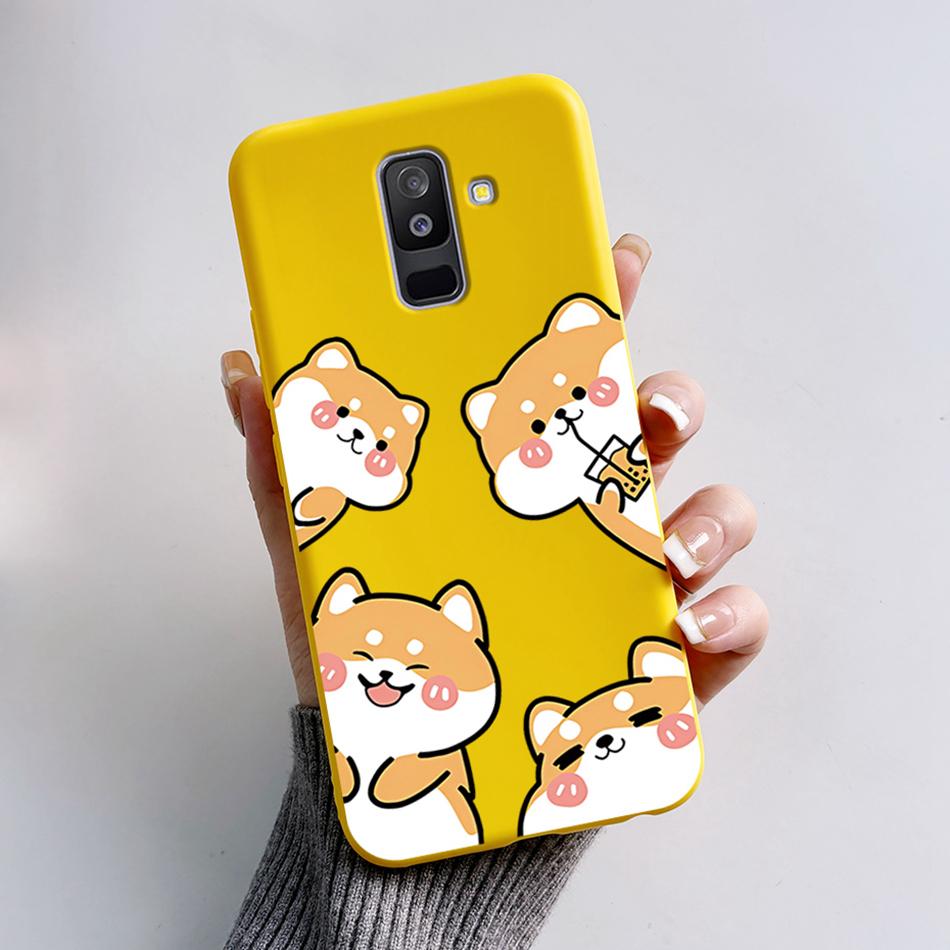 Für Samsung Galaxy A6 Plus A6+ 2018 Hülle SM-A605F Silikonhülle Niedlicher Bär Cartoon Weiche Funda Für Samsung A6 2018 A6Plus Stoßstange