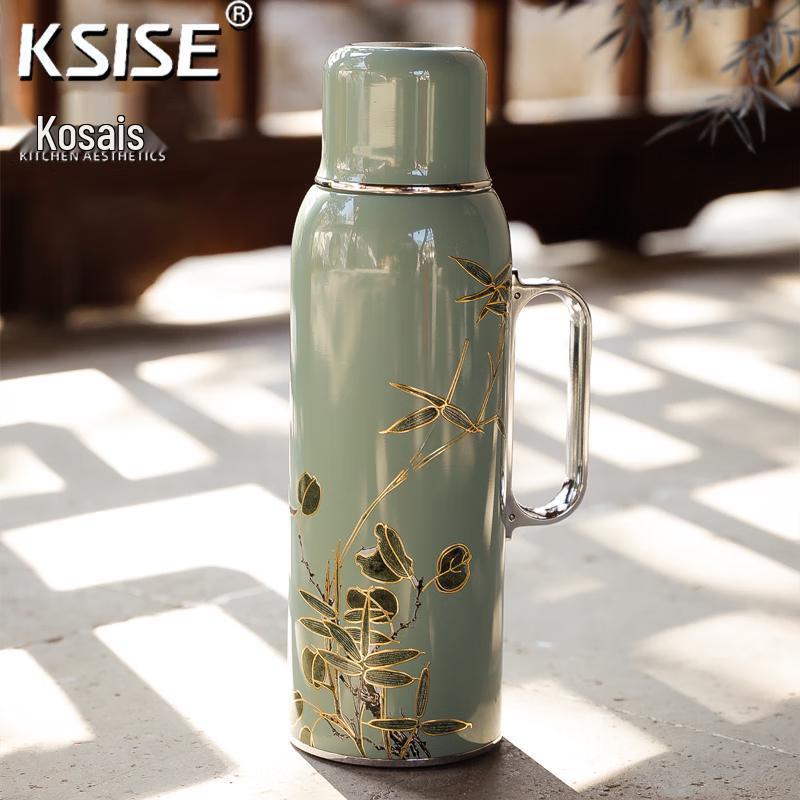 Kesais 620ml 316 Stainless Steel Insulated Stew Tea Pot with Temperature Display