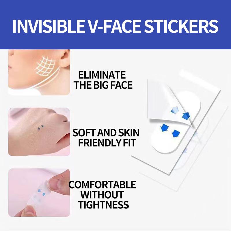 PE Face Slimming & Lifting Stickers: Invisible V-Face, Tightens Nasolabial Folds & Double Chin for a Slimmer Look