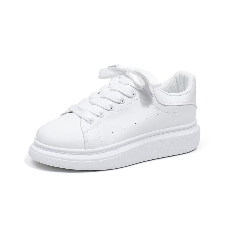 Luminous McQueen Little White Shoes for Women and Men 2 New Student Board Shoes for Couples Breathable Sports and Leisure Shoes Tide