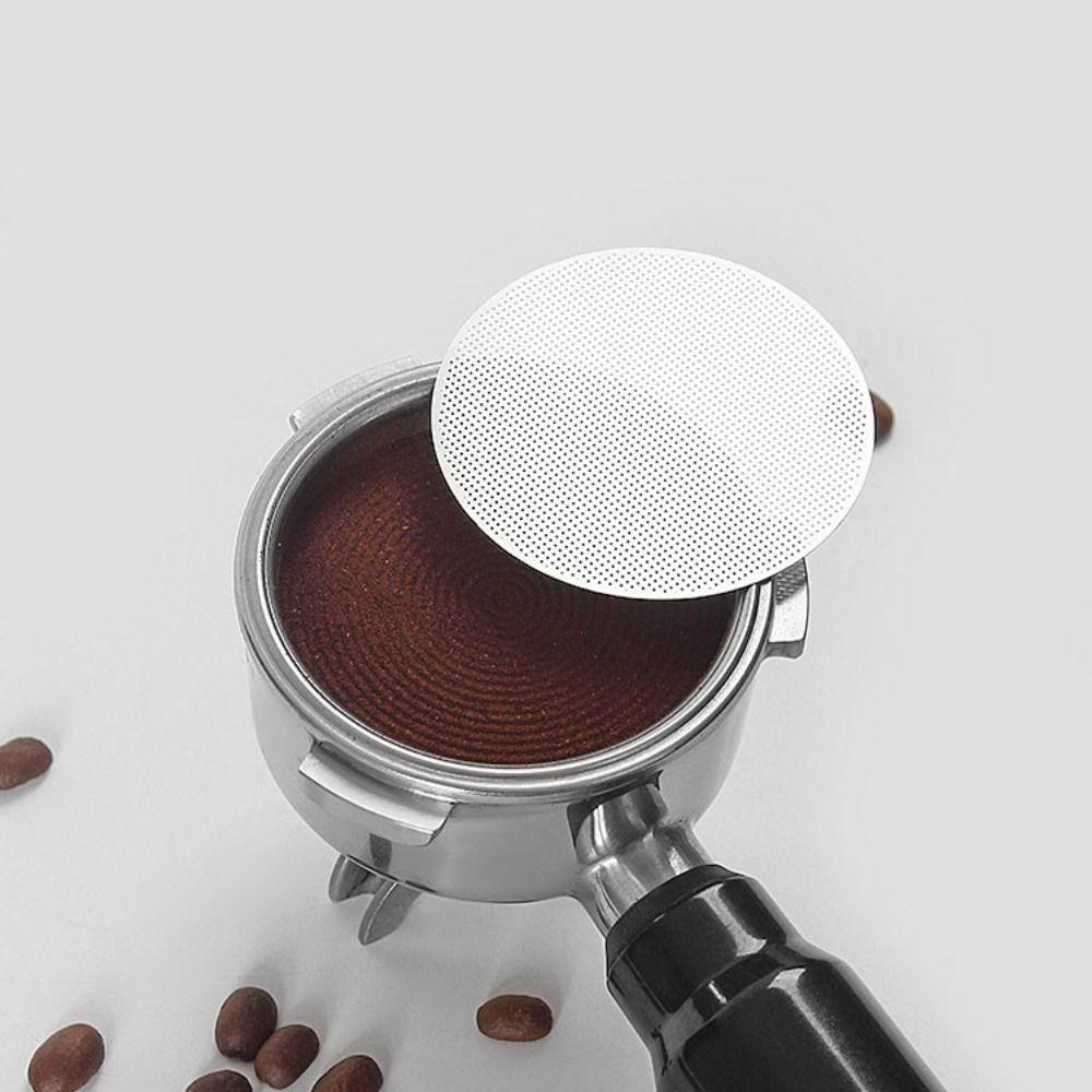 5pcs Reusable Espresso Screen Coffee Filter Stainless Steel Coffee Portafilter Basket  Cafe