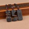 Ebony Pendant Necklace for Couples - Wushi Pai Ethnic Style Sweater Chain