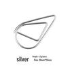 Water Drop Metal Bookmark & Binder Clip - 6 Colors