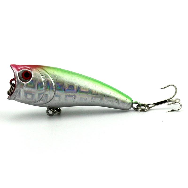 

1 шт. Hengjia 7 г/6 см наживка-поппер для верхнего слоя воды, 5 цветов, плавающая рыболовная приманка