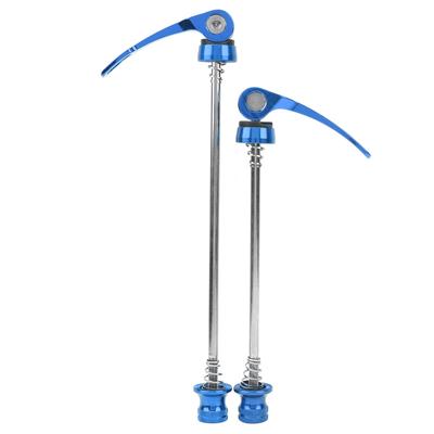 2Pcs Fahrrad Rad Hub Spieße Mountainbike Rennrad Achse Quick Release Spieß LeverBlue