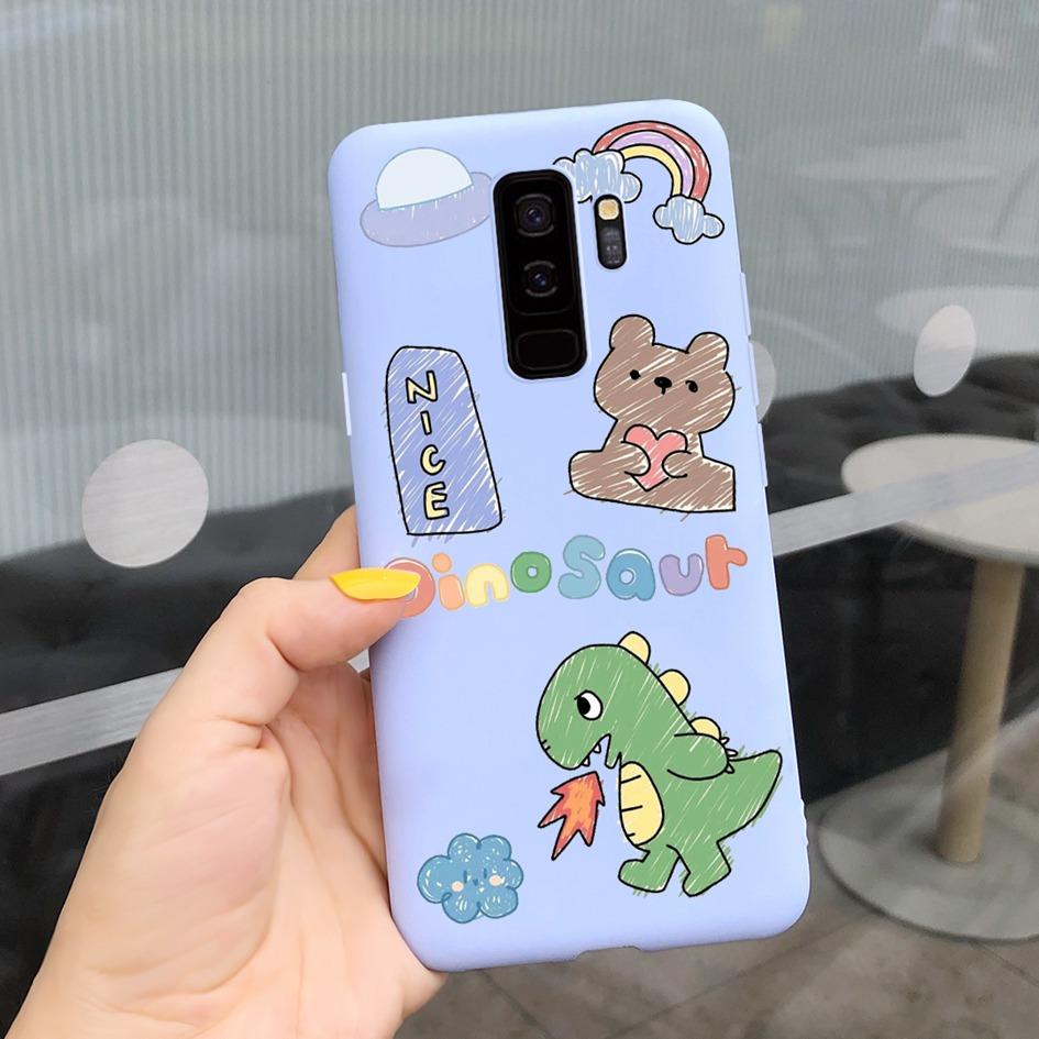 For Samsung Galaxy S9 Case G960F/DS Phone Cover Luxury Cartoon Soft Slim Funda For Samsung S9 Plus G965F S9+ Coque S9Plus Bumper
