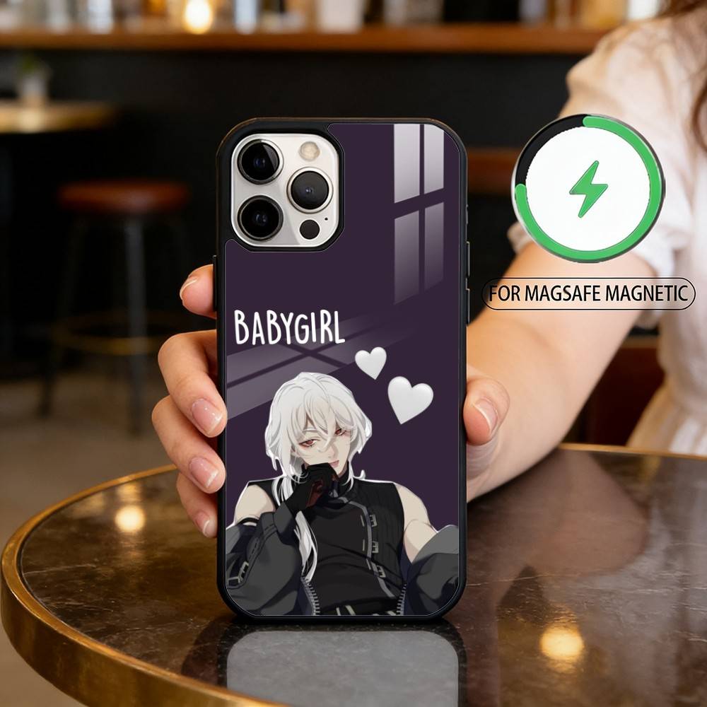Game D-Date With Death Phone Case For iPhone17,16,15,14,13,12,11 Plus,Pro Max Magnetic For Magsafe Wireless Charging