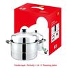 Triceratops 30cm 304 Stainless Steel Steamer & Stockpot