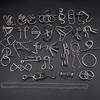 8/16/24pcs Metal Wire Brain Teaser Puzzle Set - IQ Challenge DisentanglementGames for Adults  Party Favors Birthday Gifts