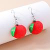 Fashion Resin Simulation Fruits Earrings for Women Pineapple Strawberry Apple Banana Cherry Drop Earrings Girls Jewelry Gifts