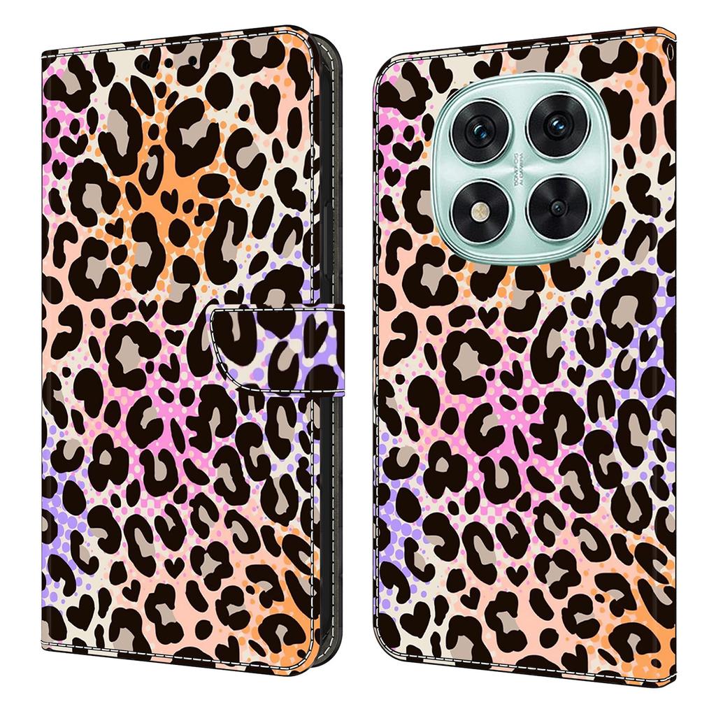 Pro Xiaomi Redmi Note 14 Pro 4G Peněženkové pouzdro Vzorový potisk PU kůže Vyklápěcí Stojánek Kryt na telefon