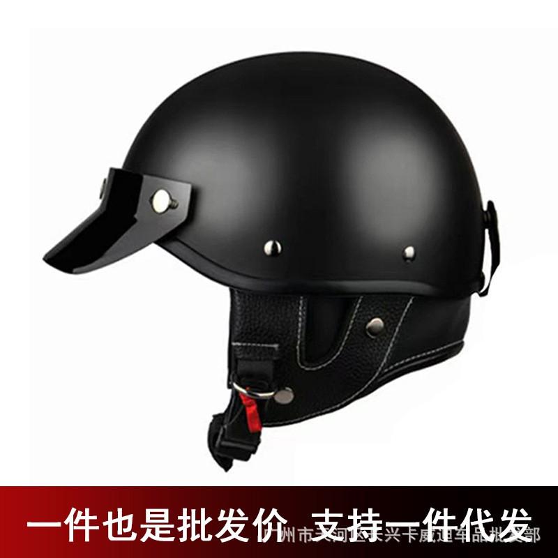 Vintage-Style Half Helmet Scooter Motorcycle Riders Unisex DOT ECE Certified Retro Japanese Design