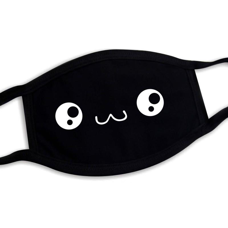 European-American Cute & Funny Halloween Printed Cotton Face Mask for Adults, Dustproof.