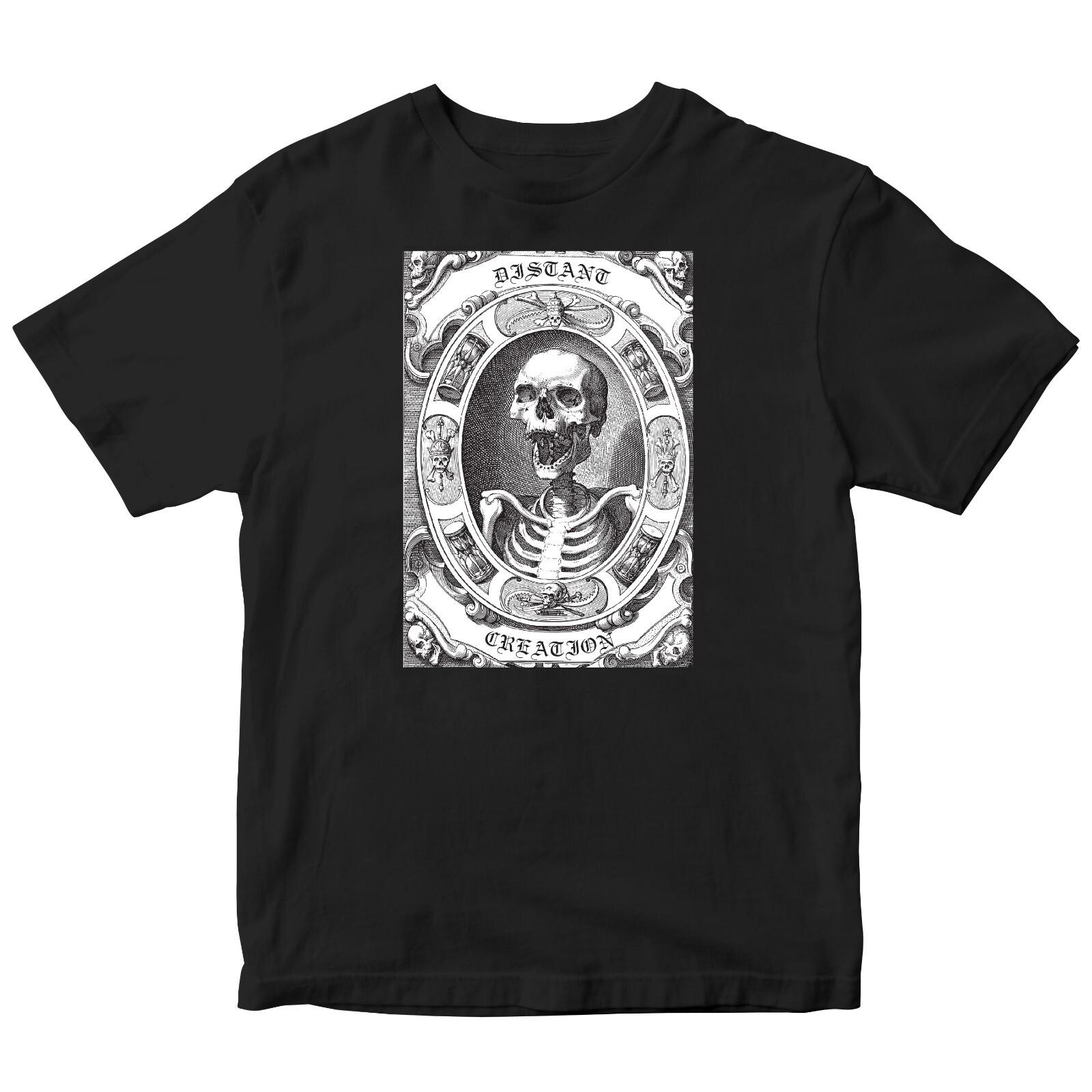Death Tarot Card T Shirt Skull and Skeleton Pirate illustration sketch design S