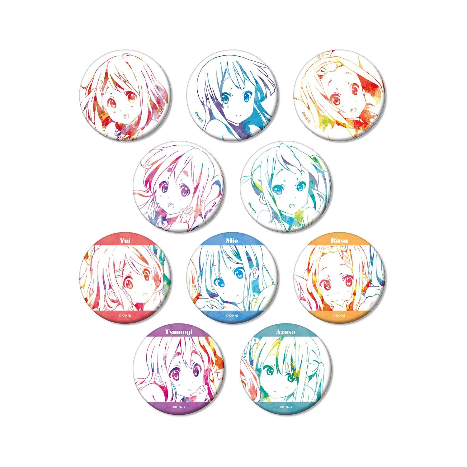 

Trading Matte Can Badges Box K-ON! Vol.4 10-Piece