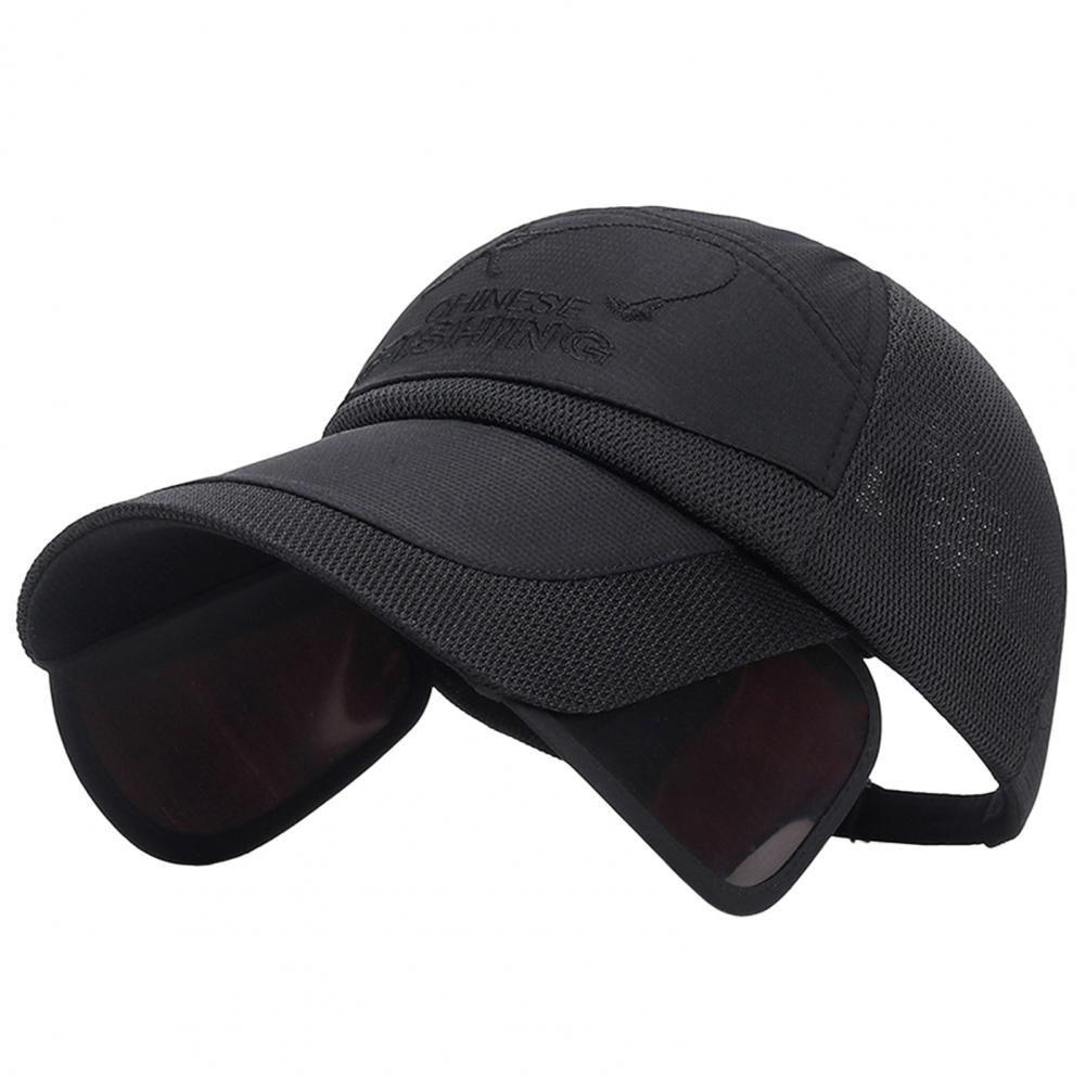 Sun Hat Washable Men Hat Extended Brim Practical Summer Outdoor Fishing Baseball Sport Visor Cap