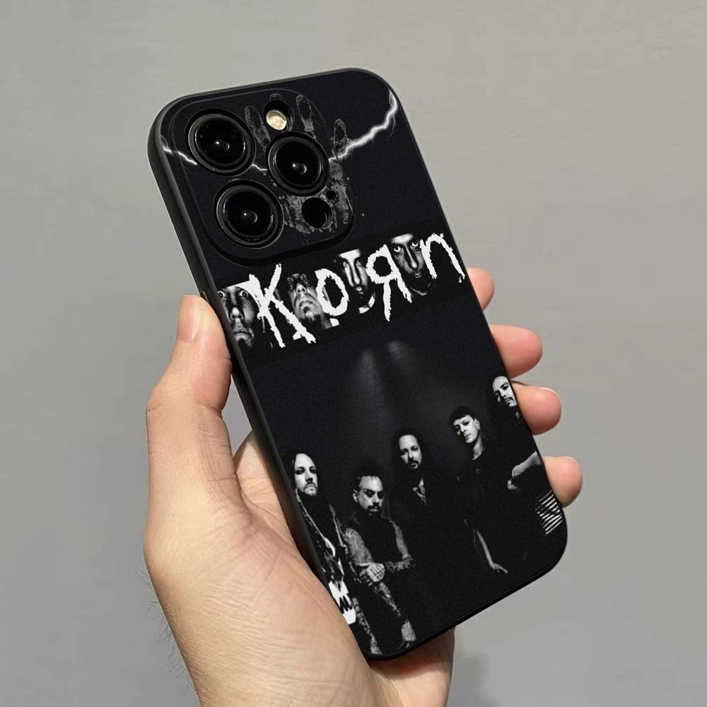 Rock Band K-Korn Handyhülle Für iPhone 17 16 15 14 11 12 13 Mini Pro XS Max Plus Funda Schale